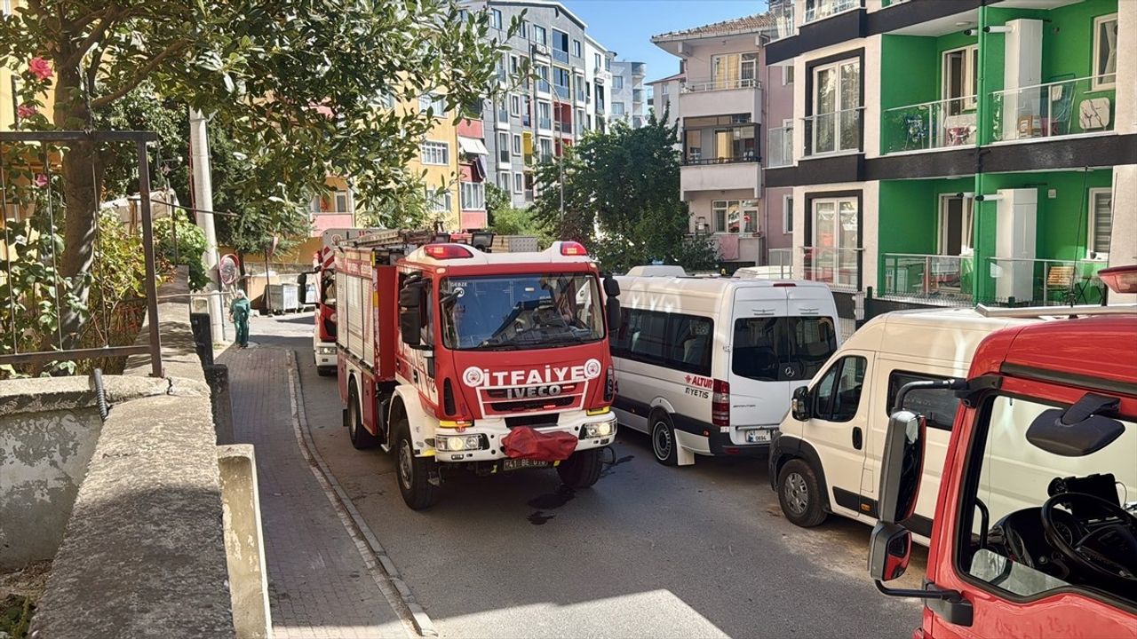 Kocaeli'deki Yangında 1 Kişi Dumandan Etkilendi