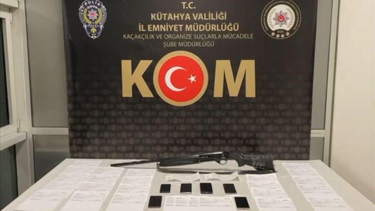 Kütahya'da Suç Örgütüne Operasyon: 6 Tutuklama