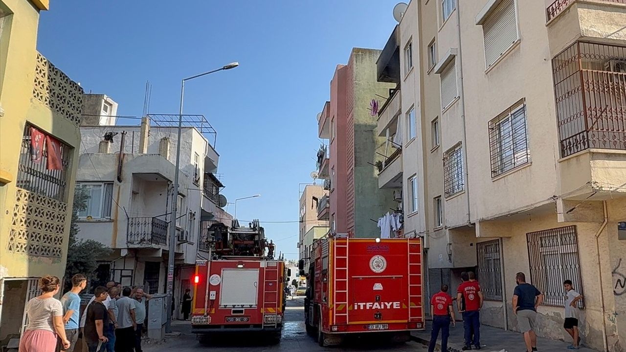 Mersin'de Yangın Çıkaran Şüpheli Gözaltına Alındı