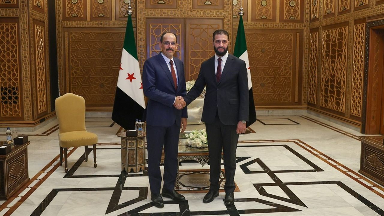 MİT Başkanı İbrahim Kalın, Şam'da Suriye Cumhurbaşkanı ile Görüştü
