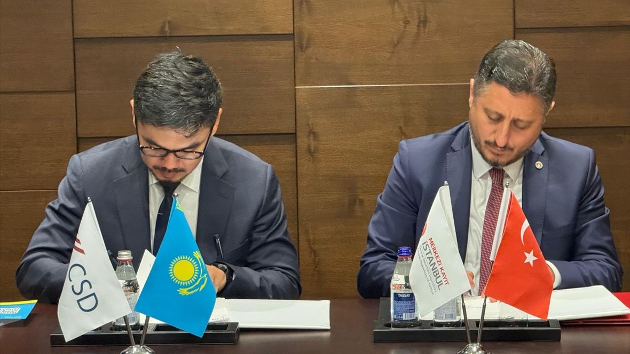 MKK ve Kazakistan Merkezî Saklama Kuruluşu Arasında İmza Töreni