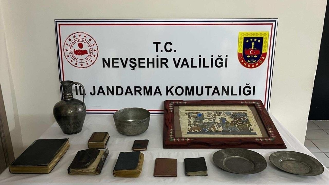 Nevşehir'de Tarihi Eser Kaçakçılığı Operasyonu