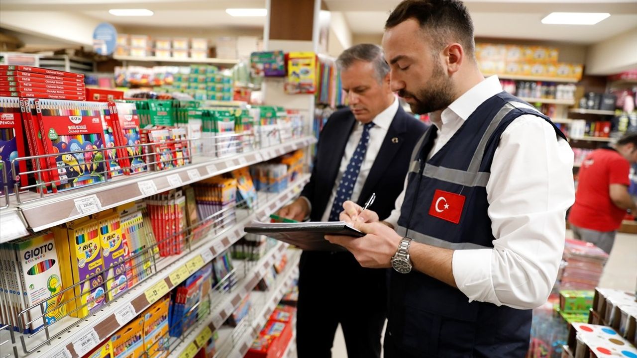 Samsun'da Kırtasiye Ürünlerine Denetim