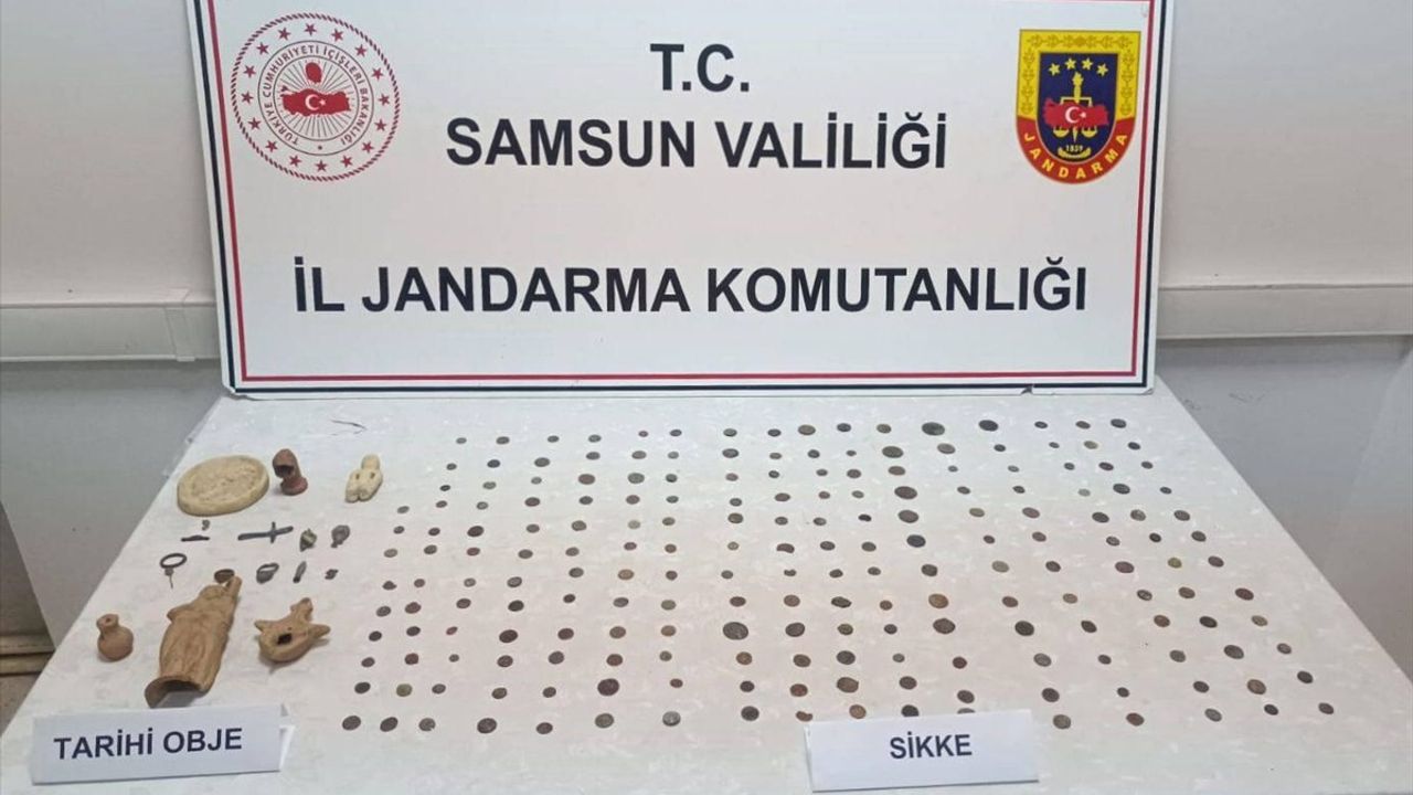 Samsun'da Tarihi Eserler Operasyonu