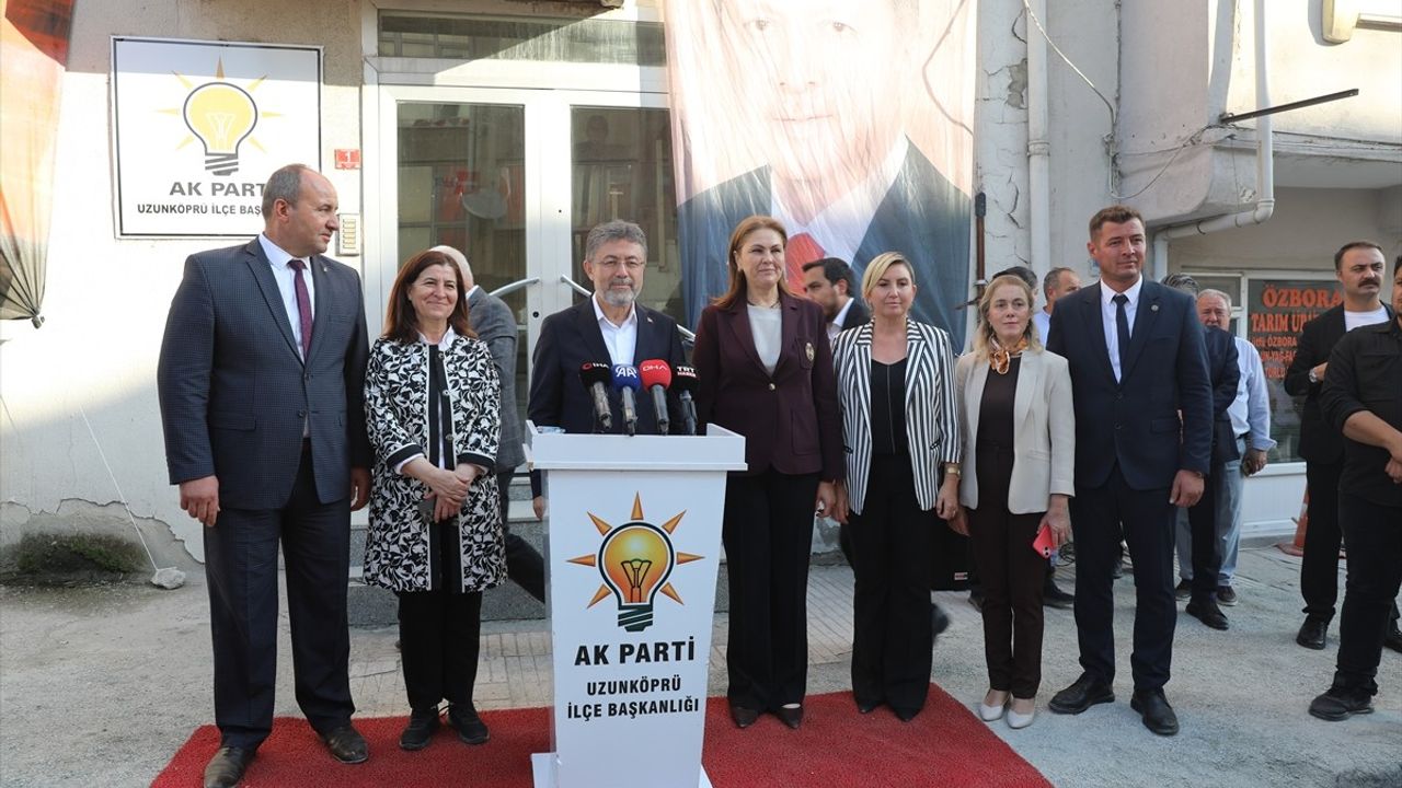 Tarım ve Orman Bakanı Yumaklı'dan Edirne'de Su Yönetimi Vurgusu
