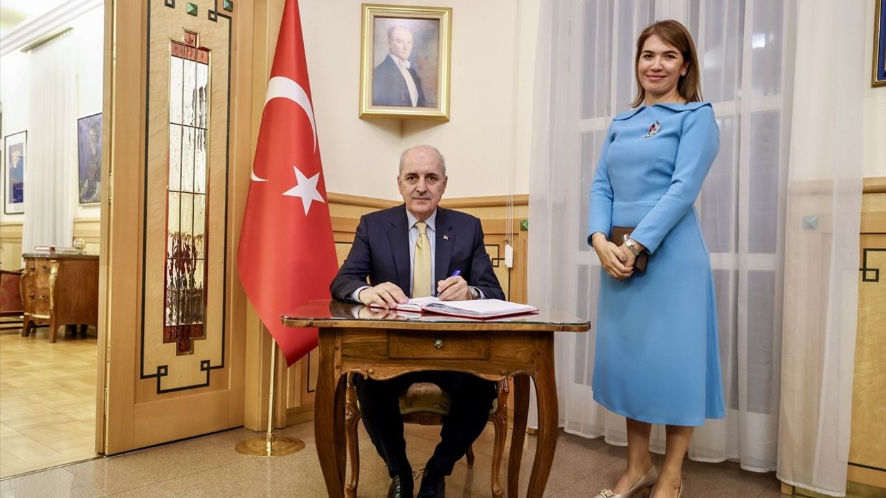 TBMM Başkanı Numan Kurtulmuş Budapeşte Büyükelçiliğini Ziyaret Etti
