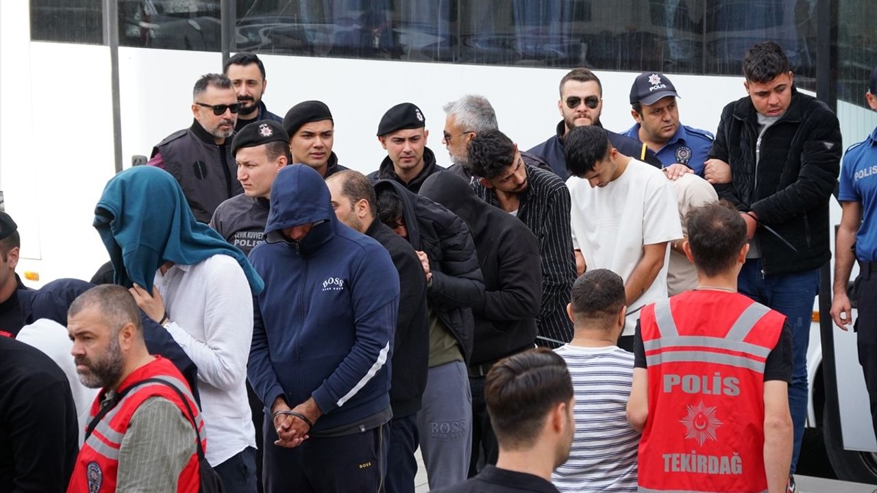 Tekirdağ Merkezli Nitelikli Dolandırıcılık Operasyonu: 41 Tutuklama