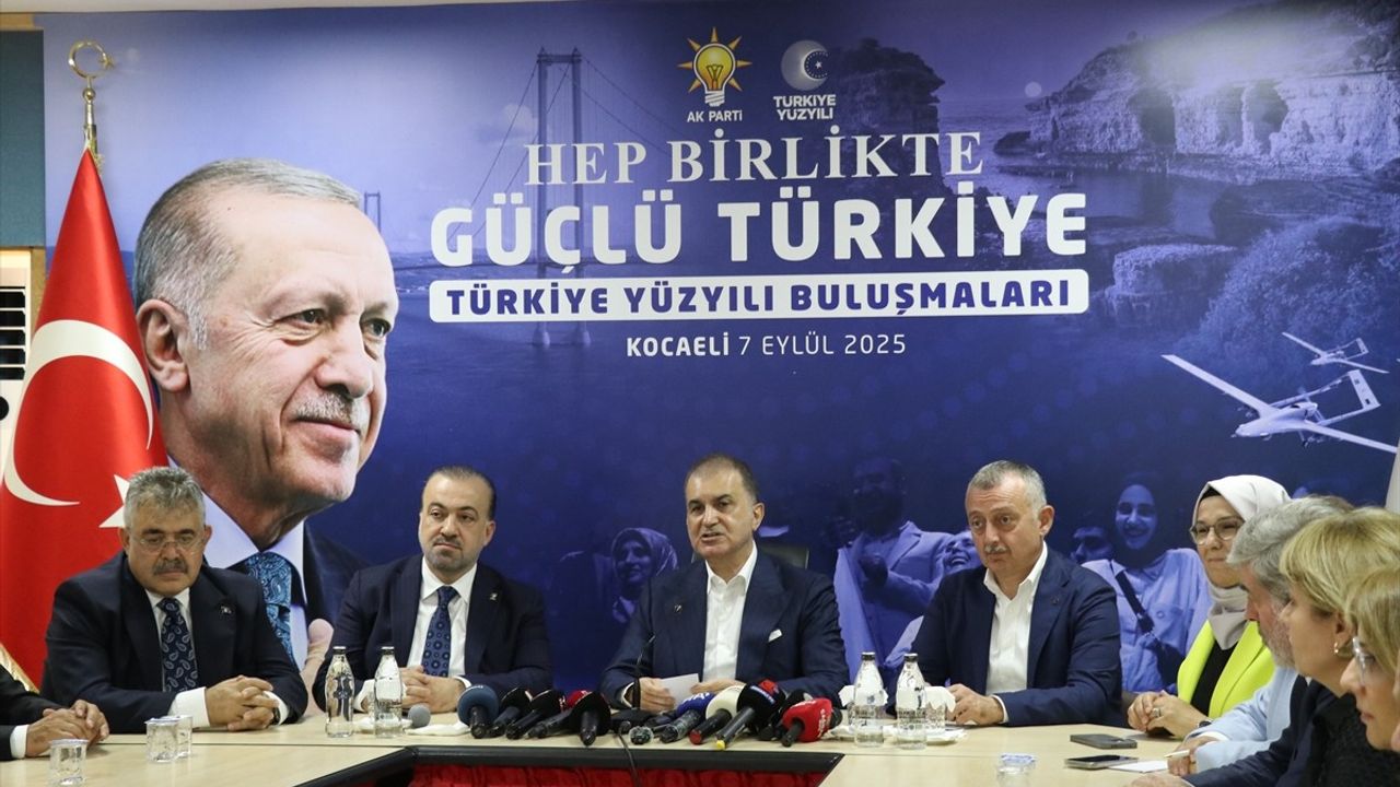 Terörsüz Türkiye Süreci: AK Parti Sözcüsü Ömer Çelik'in Değerlendirmeleri