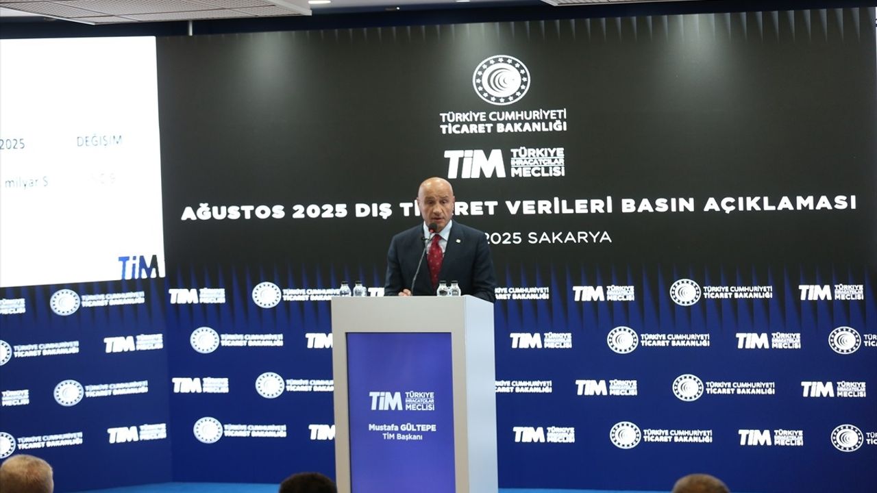 TİM Başkanı Gültepe, Ağustos Dış Ticaret Verilerini Değerlendirdi