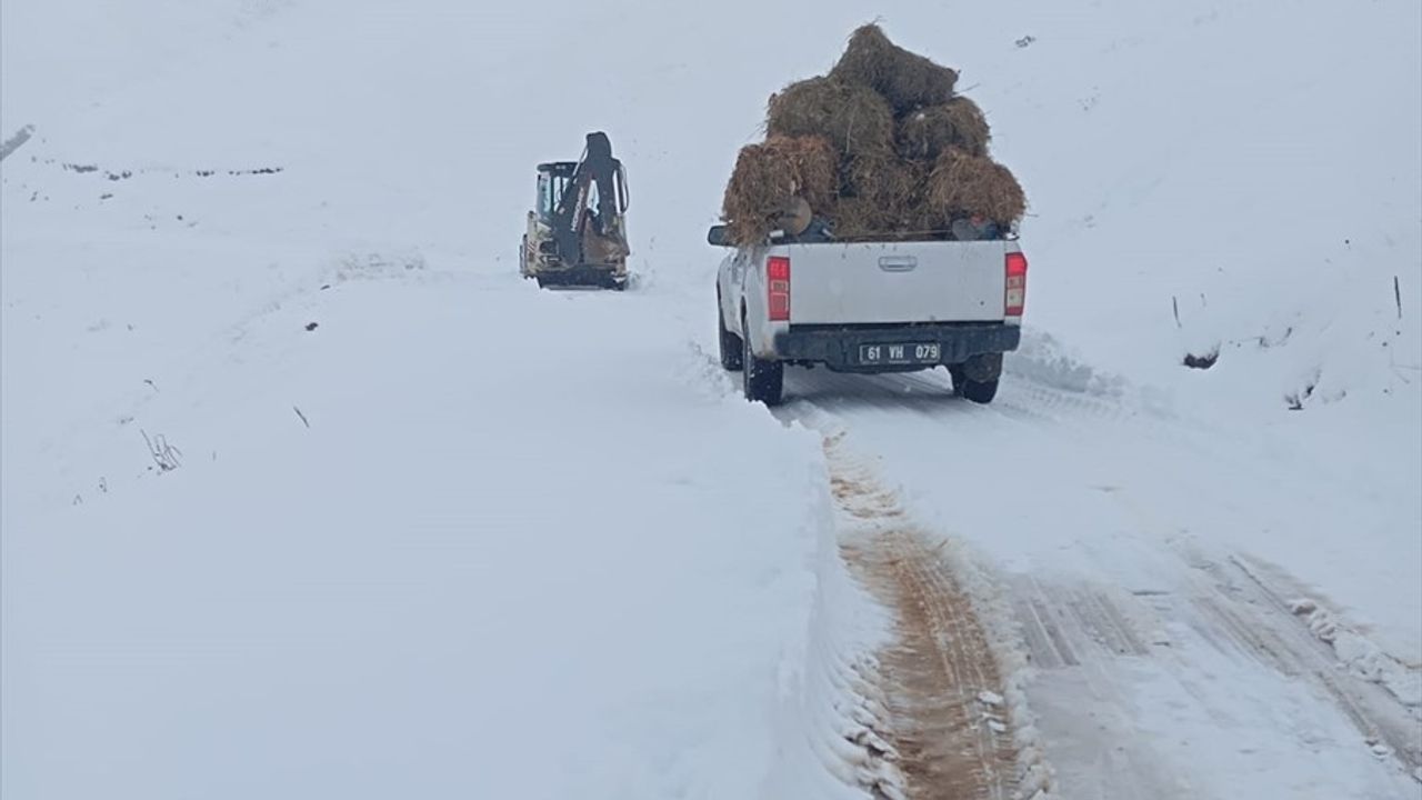 Trabzon’da Kar Yağışı Sonrası 8 Kişi Kurtarıldı