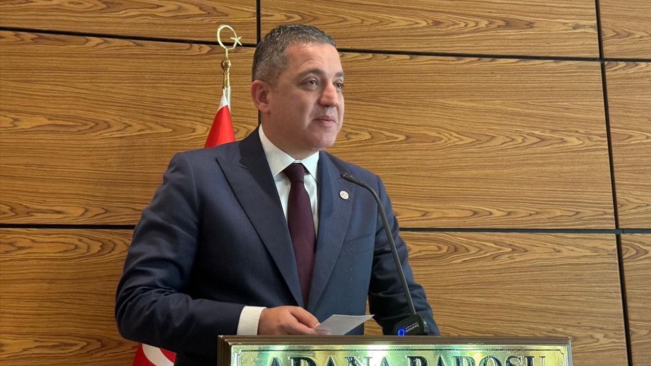 Türkiye Barolar Birliği Başkanı Erinç Sağkan Adana'da Staj Programına Katıldı