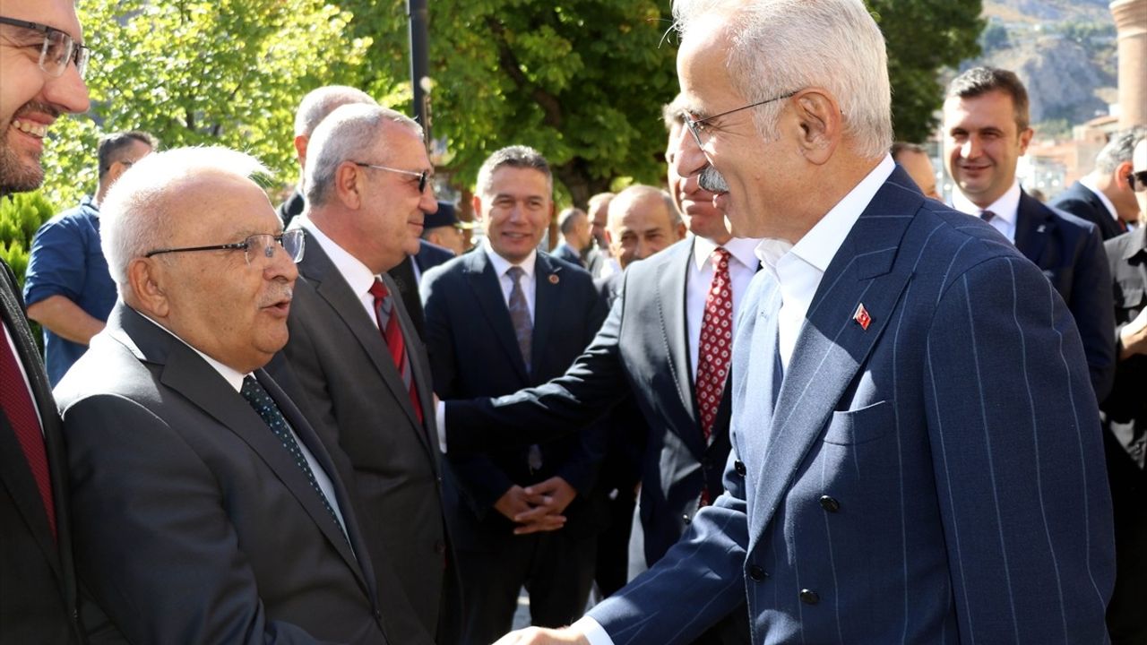Ulaştırma ve Altyapı Bakanı Uraloğlu'ndan Amasya'da Önemli Açıklamalar