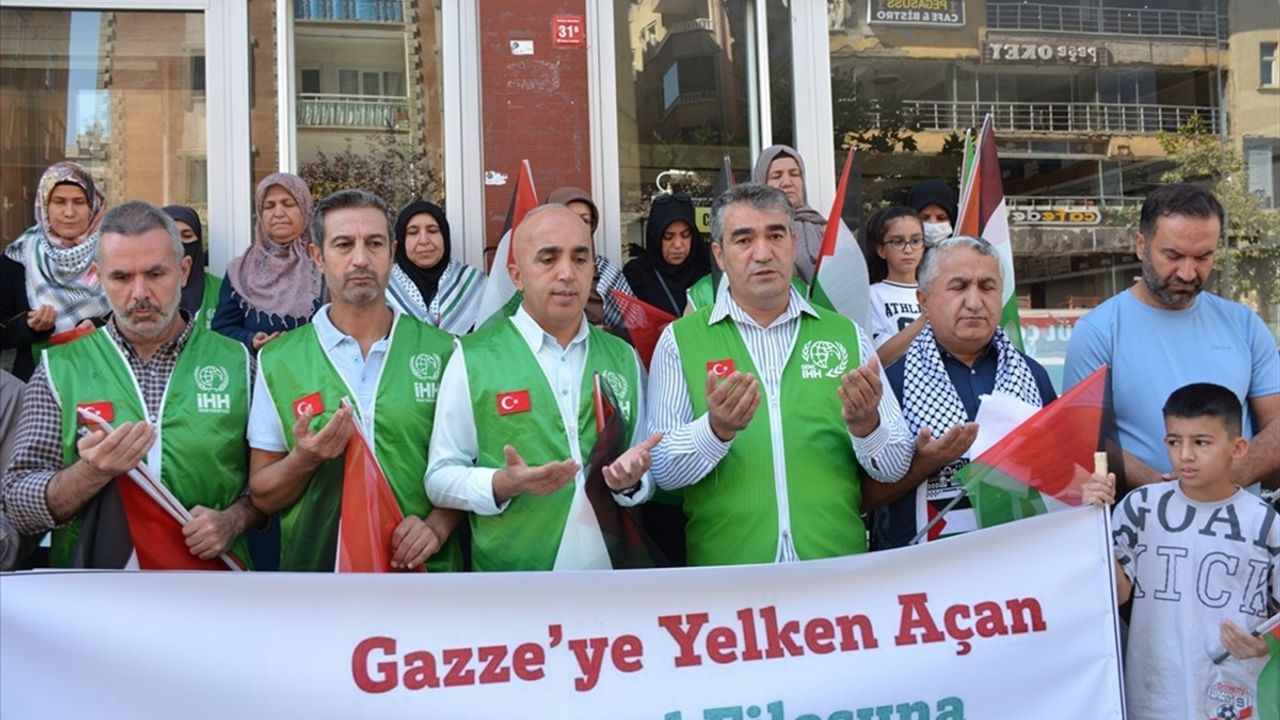Van ve Hakkari'den Filistin'e Destek Sesleri
