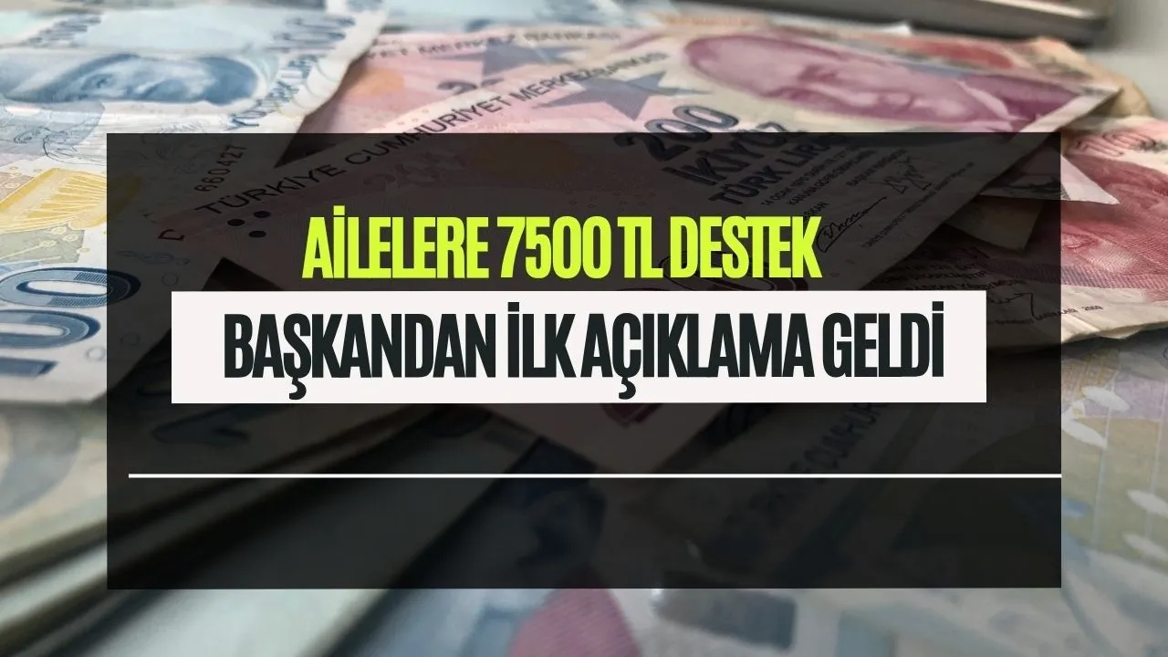 7.500 TL o ailelere verilecek! Başkan nakdi yardımı açıkladı