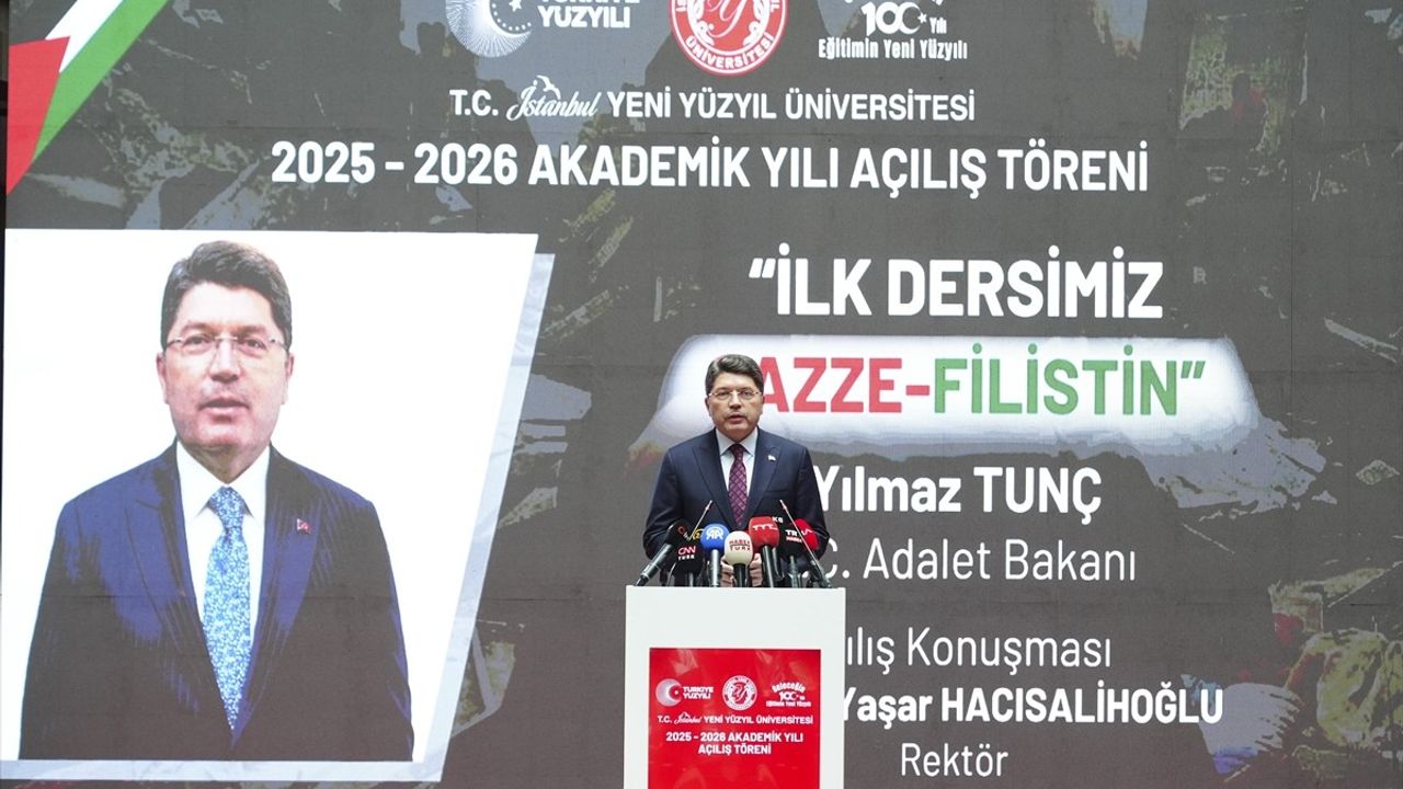 Adalet Bakanı Tunç'tan Filistin ve Gazze Üzerine Açıklamalar