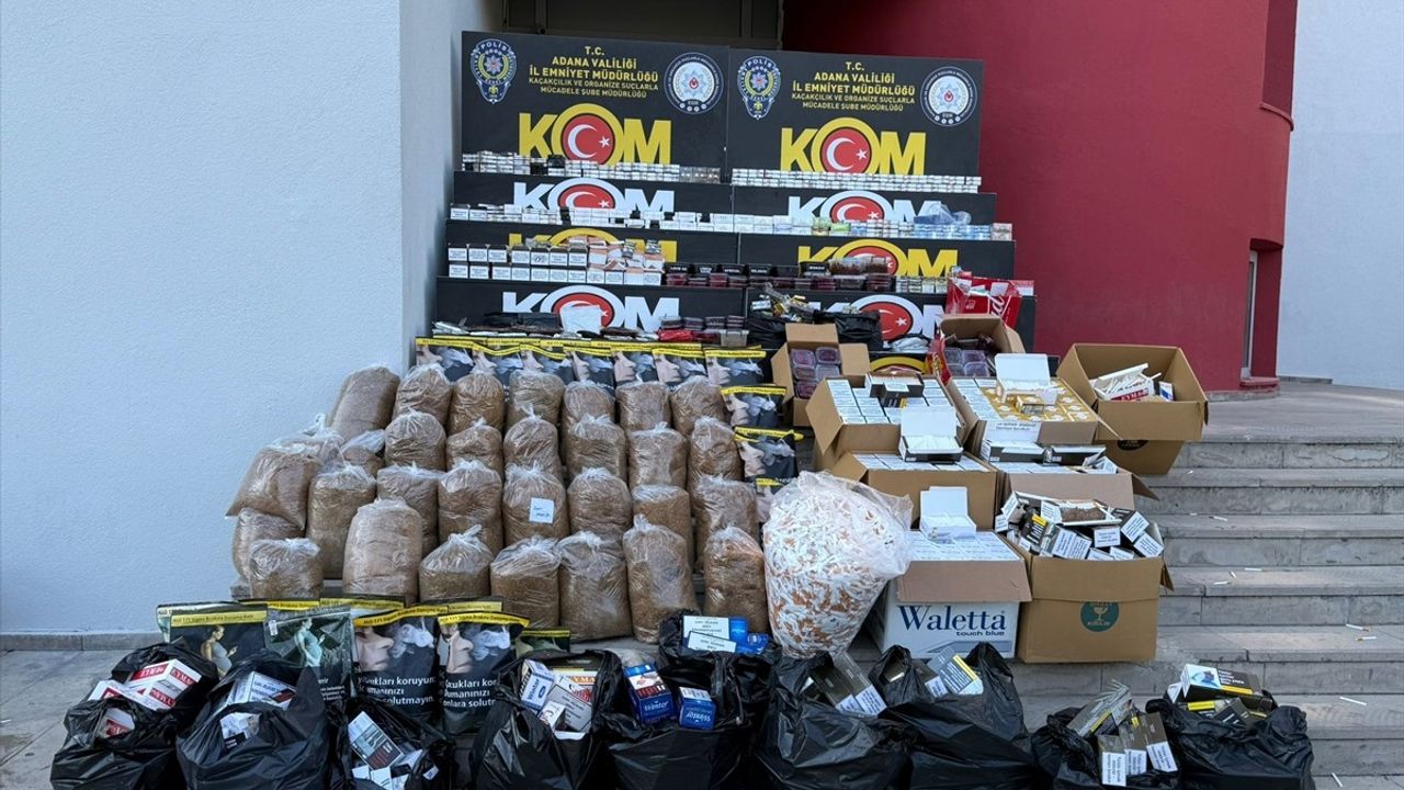 Adana'da Kaçakçılık Operasyonu: 20 Gözaltı