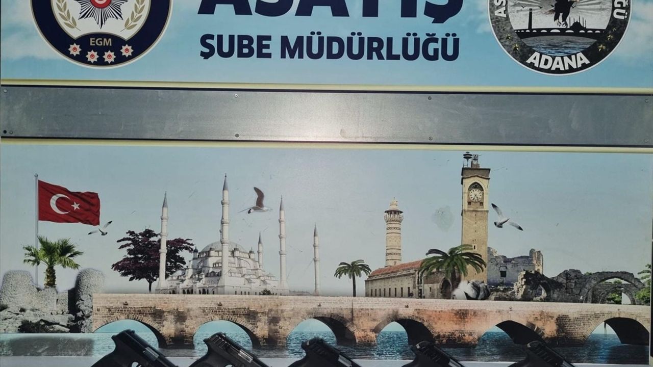 Adana'da Ruhsatsız Silahla Yakalanan Şüpheli Tutuklandı
