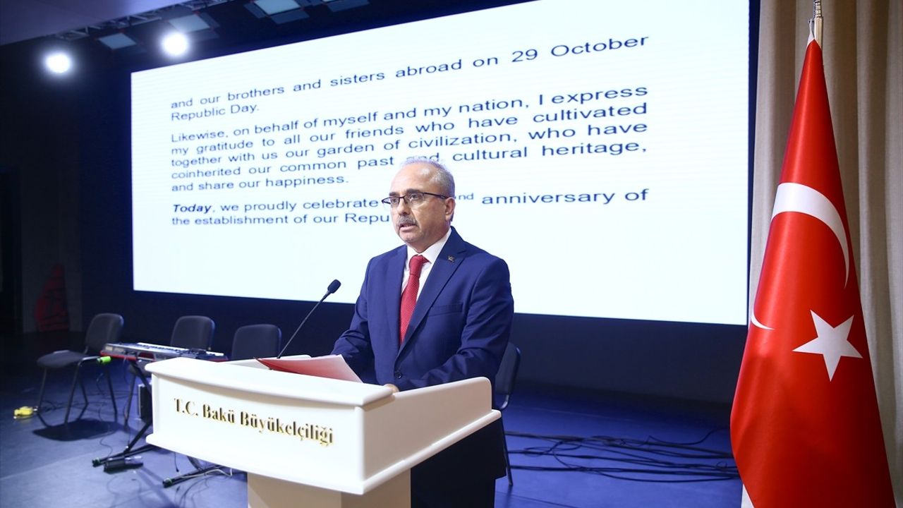 Azerbaycan'da Türkiye Cumhuriyeti'nin 102. Yılı Resepsiyonu
