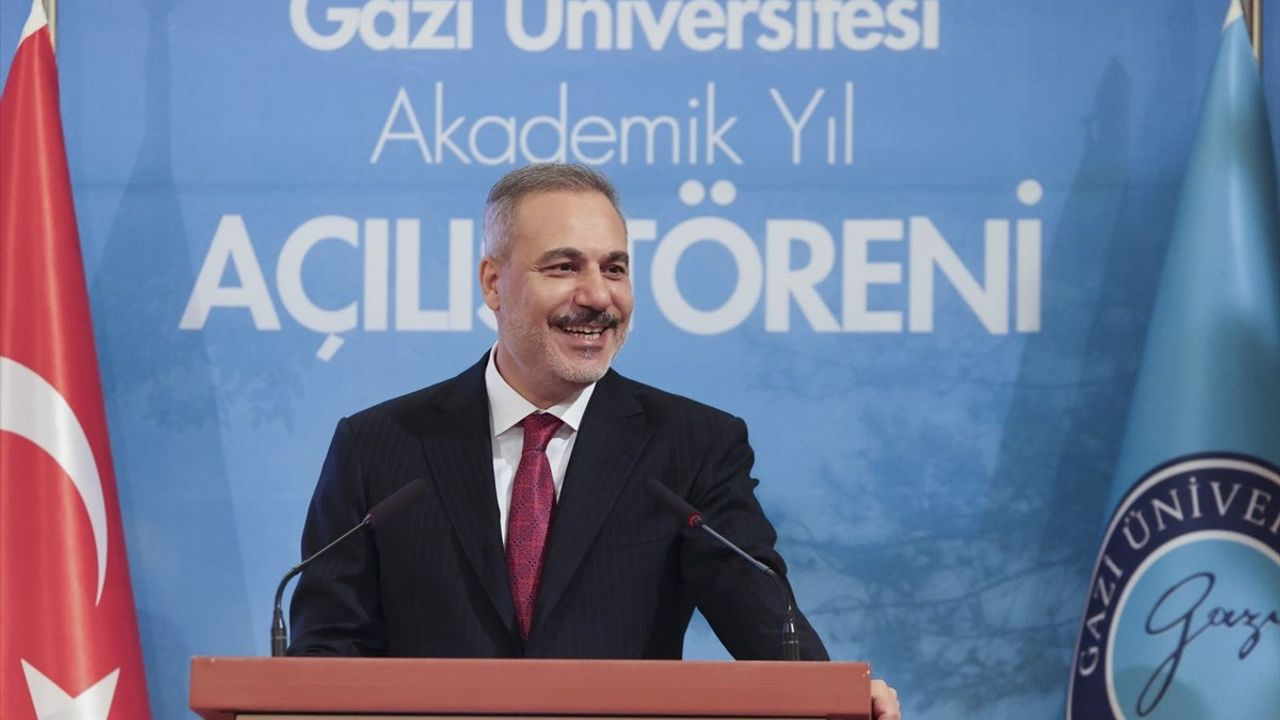 Bakan Hakan Fidan Gazi Üniversitesi'nde 2025-2026 Akademik Yılı Açılışında Konuştu