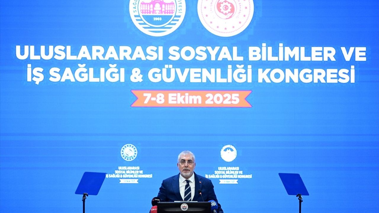 Bakan Işıkhan, İş Sağlığı ve Güvenliği Kongresi'nde Önemli Mesajlar Verdi
