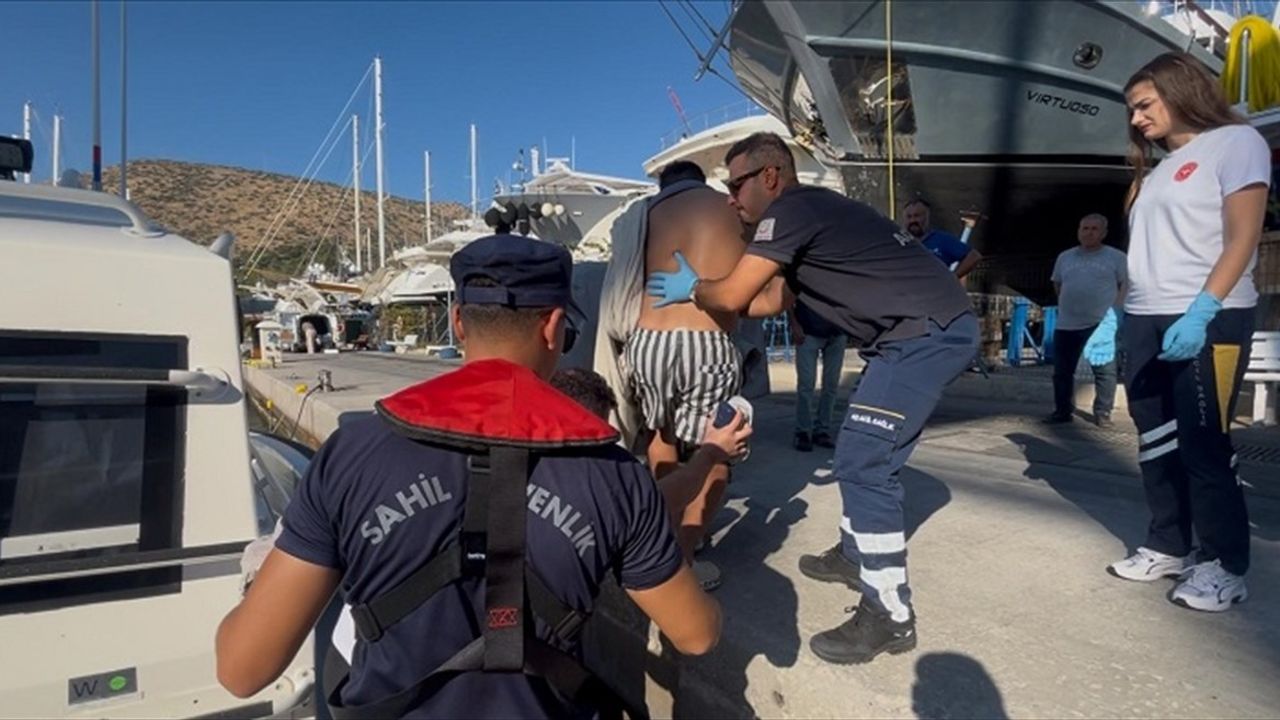 Bodrum Açıklarında Yaralıya Tıbbi Tahliye