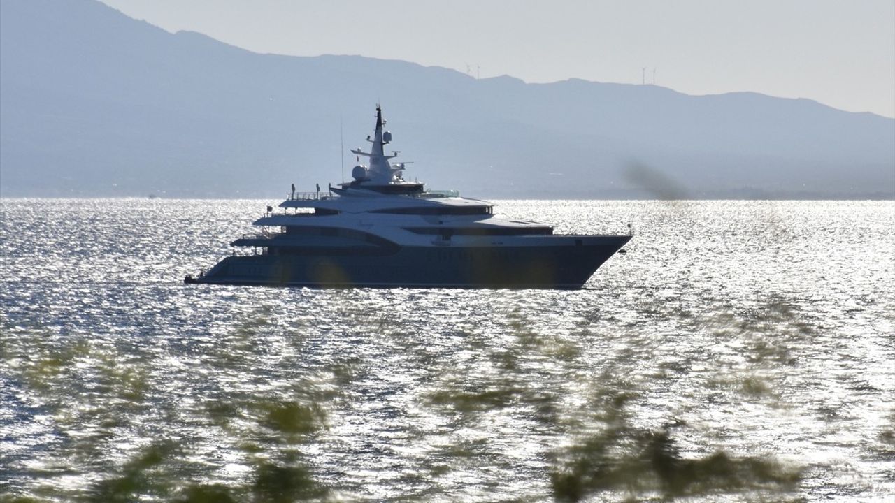 Bodrum'da Mega Yat 'Sunrays' Ziyarette