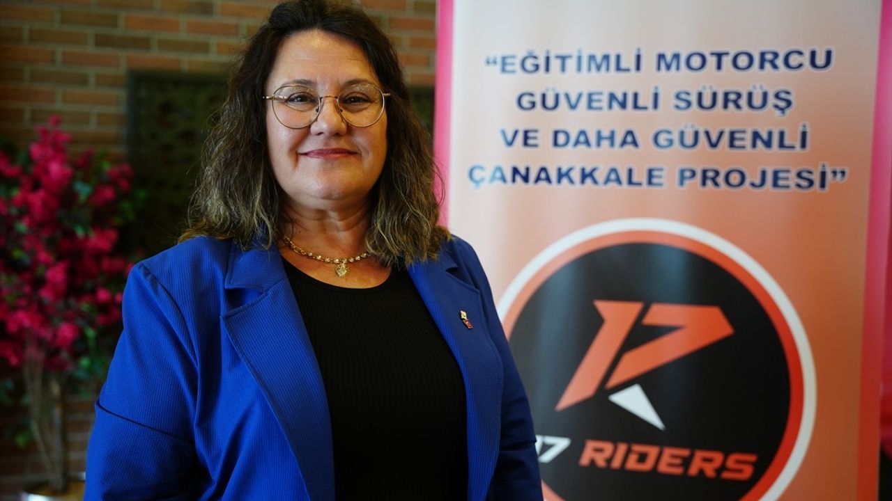 Çanakkale'de Motosiklet Sürücüleri İçin Güvenli Sürüş Eğitimi Başlatılıyor