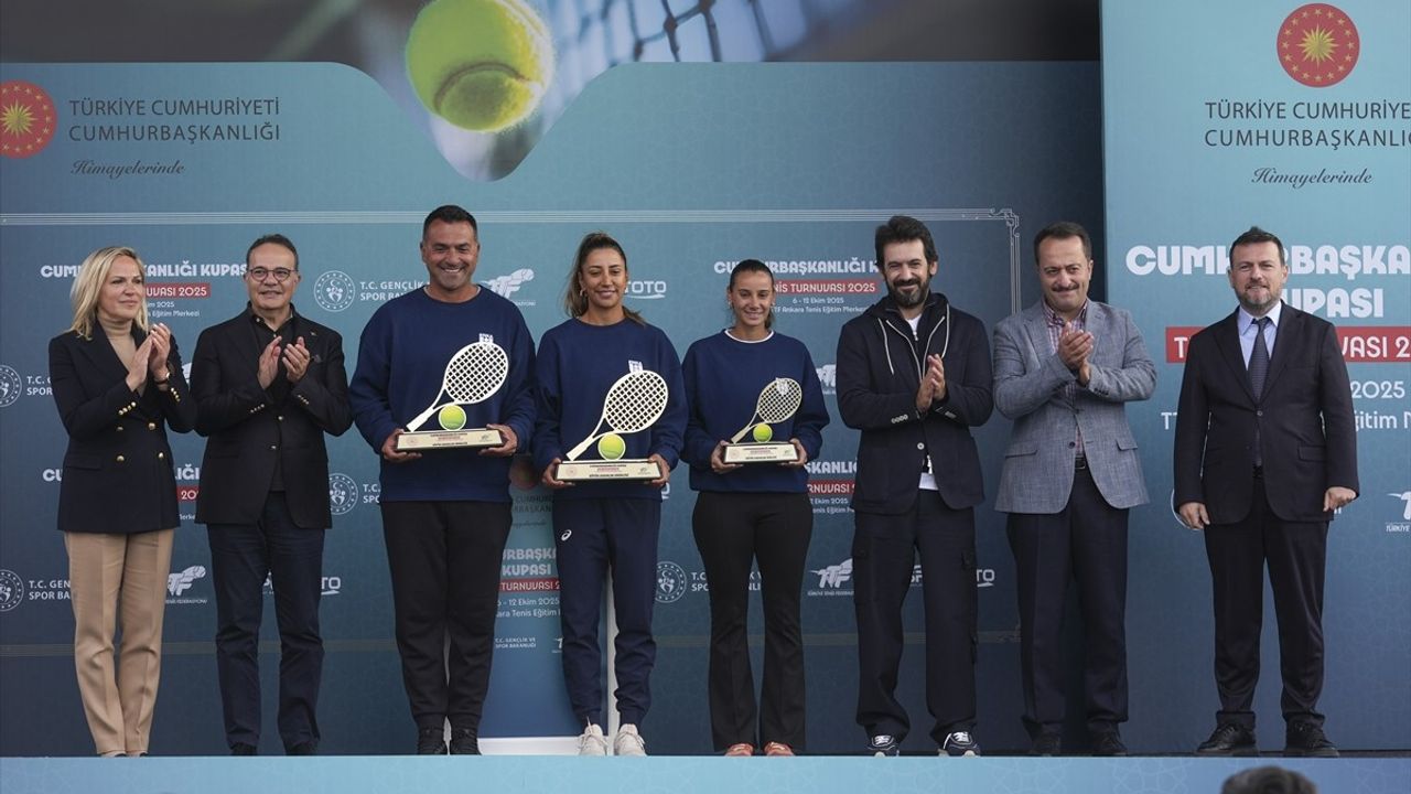 Cumhurbaşkanlığı Kupası Tenis Turnuvası Finali Tamamlandı