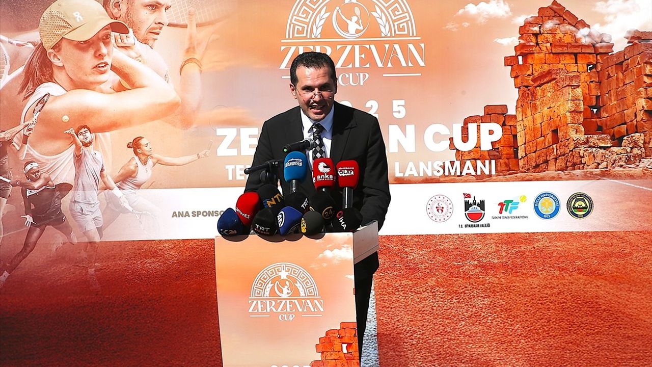 Diyarbakır'da Zerzevan Cup 2025 Tenis Turnuvası Lansmanı Yapıldı