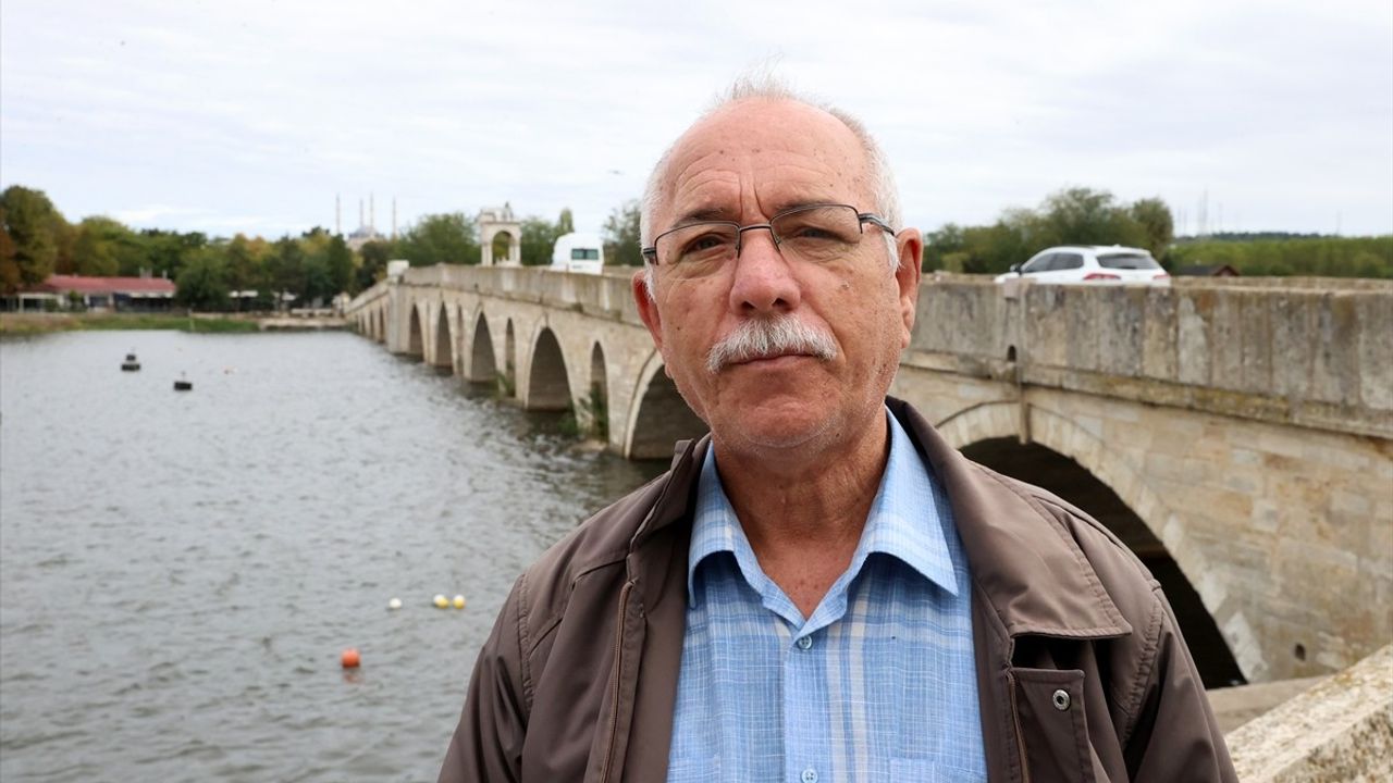 Edirne'de Yağışlar Nehir Debisini Yükseltti