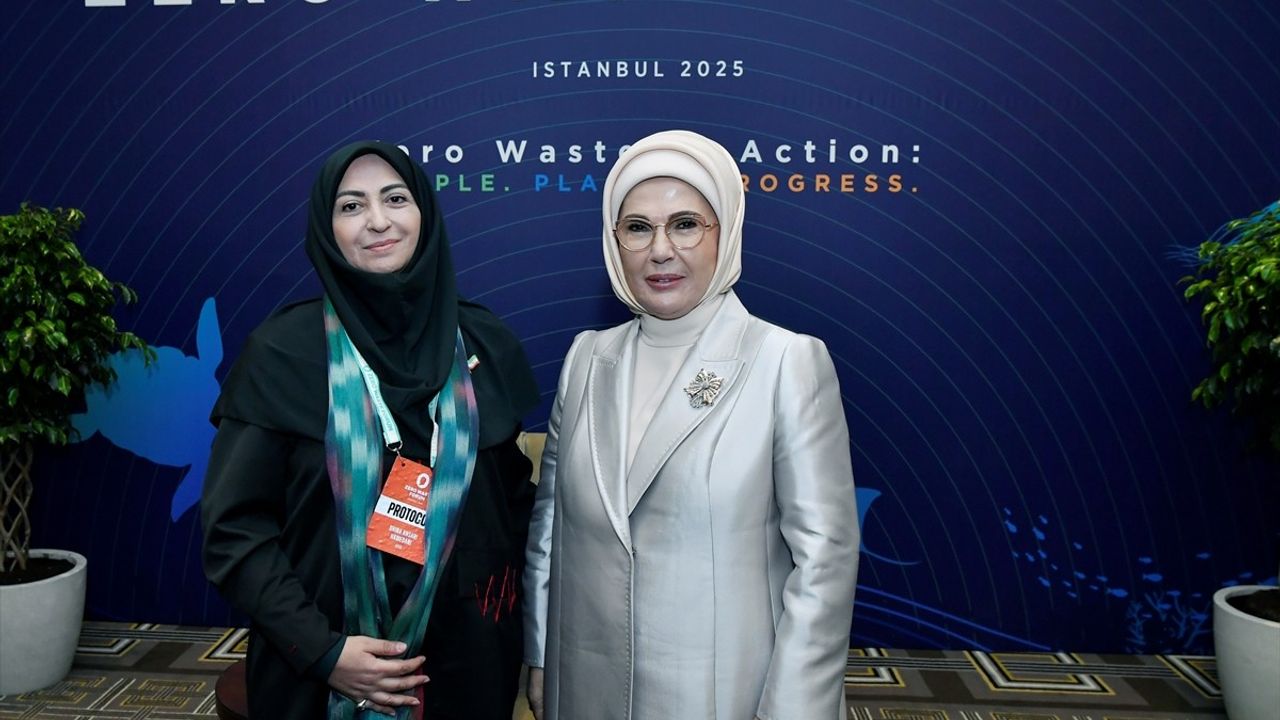 Emine Erdoğan ile Shina Ansari Arasında Sıfır Atık Temalı Görüşme