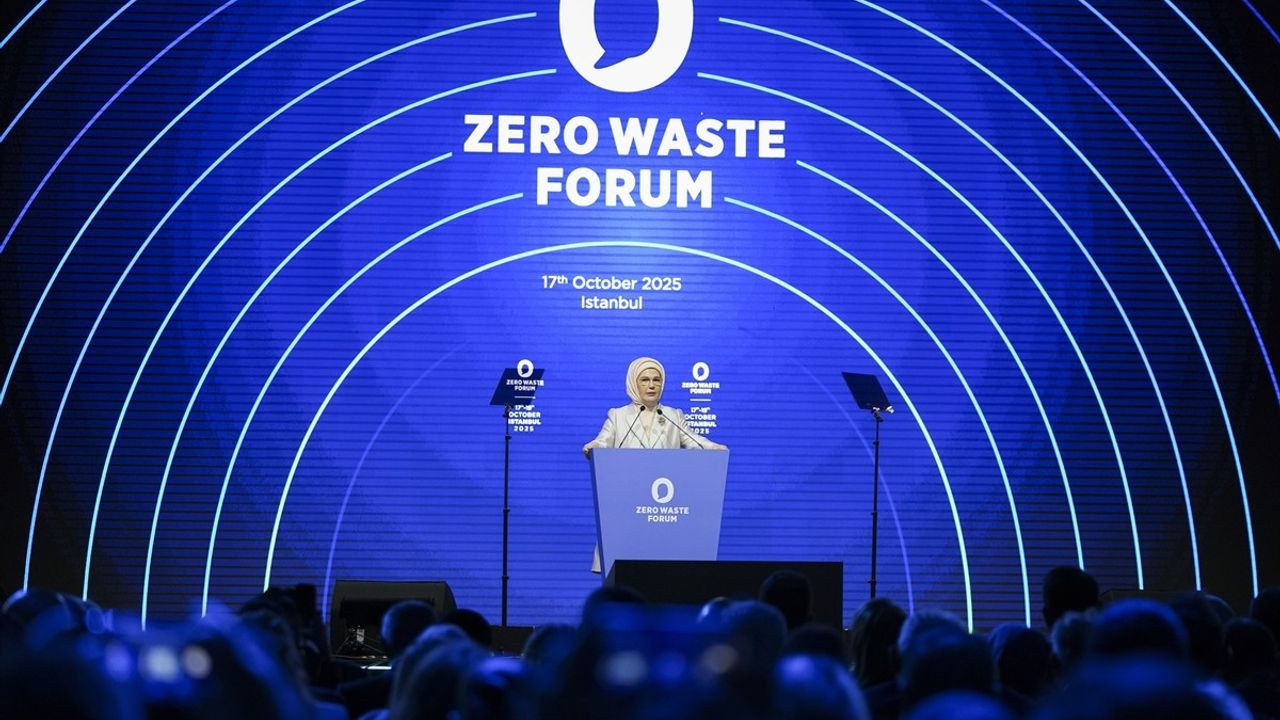Emine Erdoğan, Uluslararası Sıfır Atık Forumu'nda Mesajını Verdi