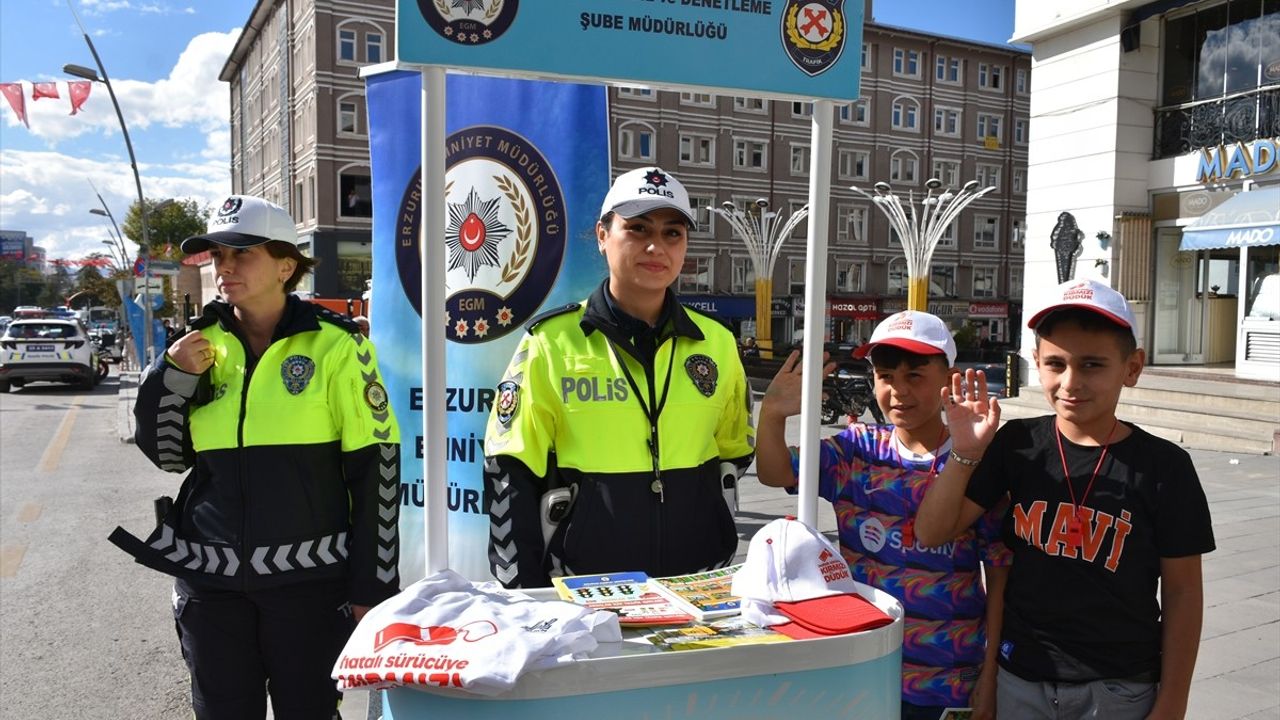 Erzurum'da 'Önce Yaya' Uygulamasıyla Trafik Güvenliği Artırılıyor