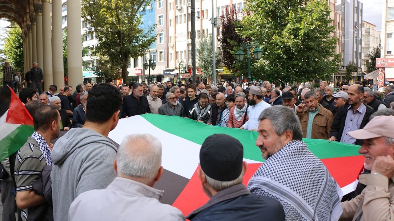 Eskişehir'de Filistin'e Destek Yürüyüşü
