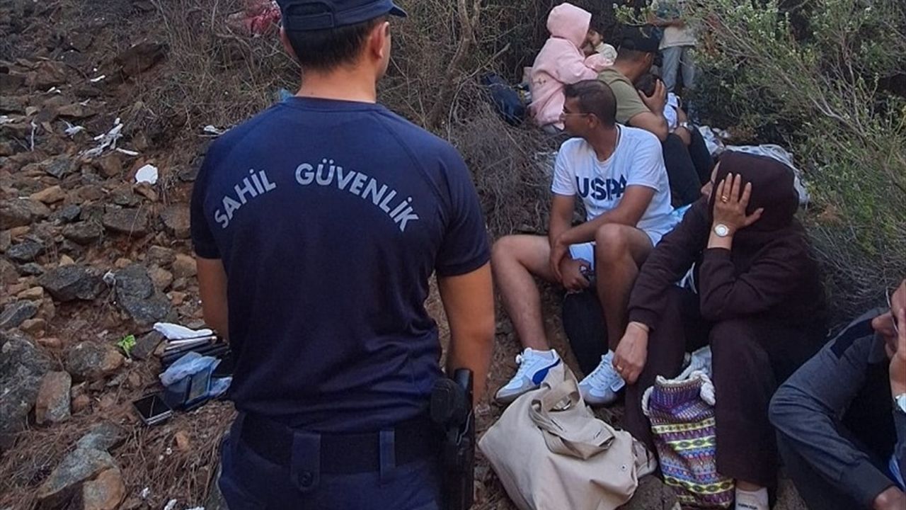 Fethiye'de 59 Düzensiz Göçmen Yakalandı