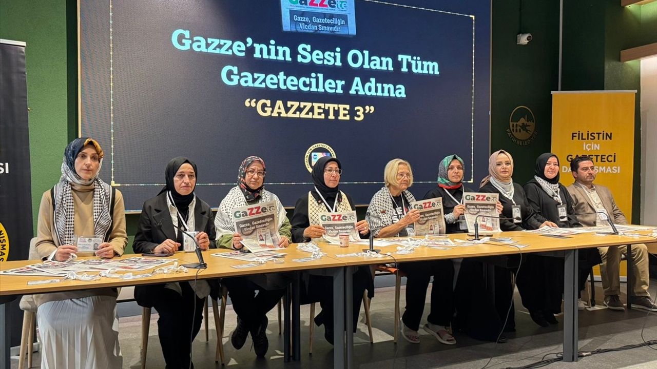 Filistin'de Gazeteci Anısına Özel Yayın: Gazzete Üçüncü Sayısı Çıktı