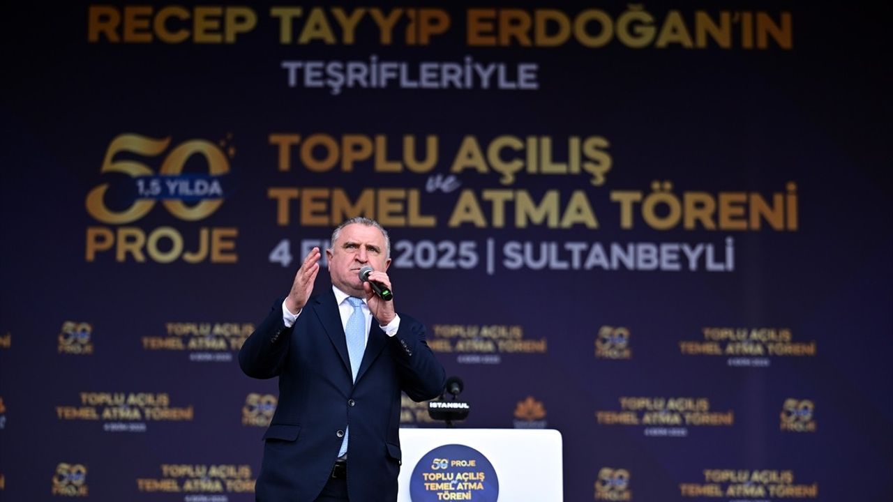 Gençlik ve Spor Bakanı Osman Aşkın Bak Sultanbeyli'de Açılış Töreninde Konuştu