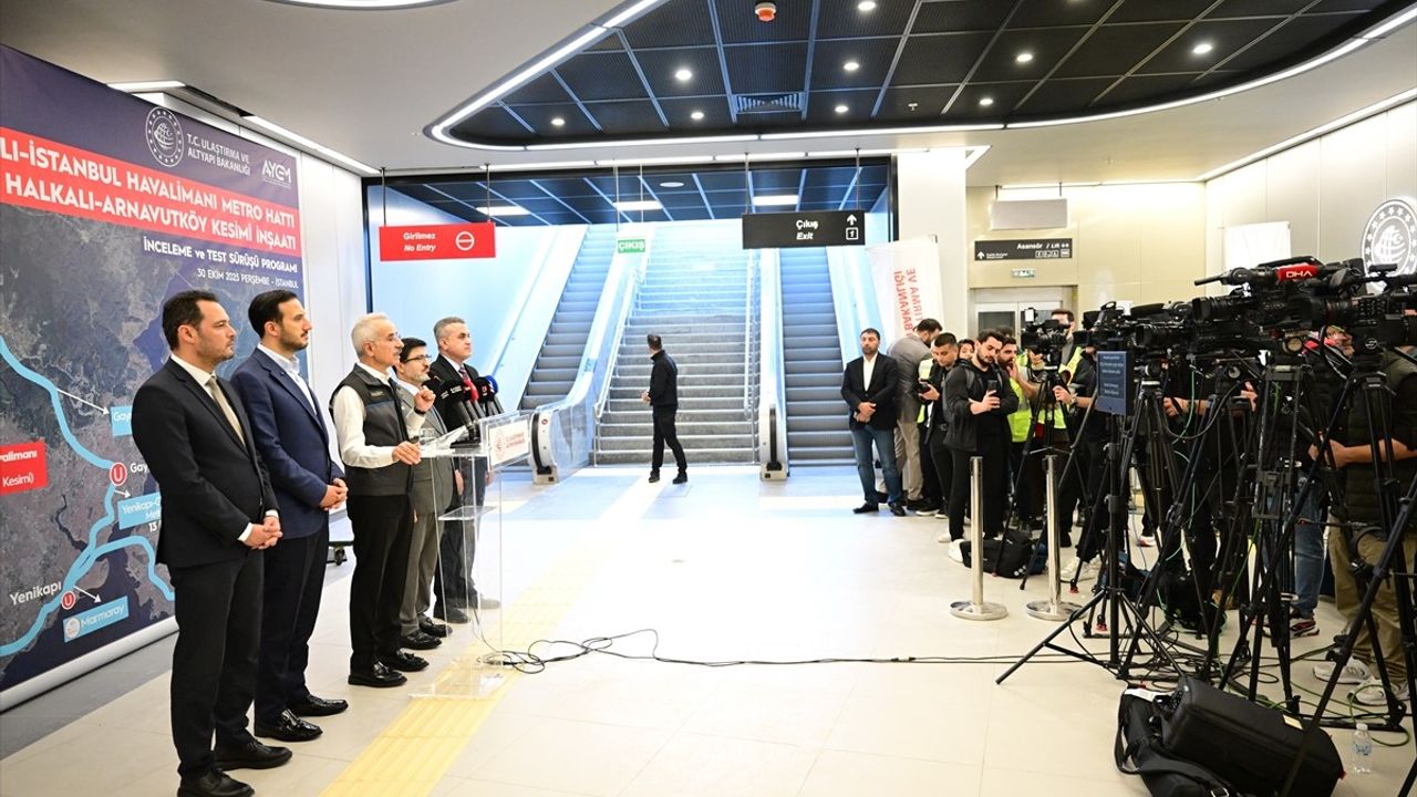 Halkalı-İstanbul Havalimanı Metro Hattı 2026'da Açılıyor