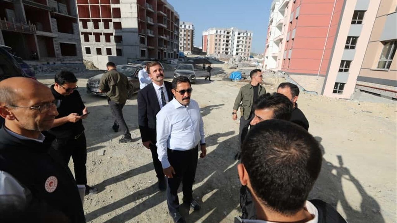 Hatay Antakya'da Afet Konutları İnşaatı Devam Ediyor