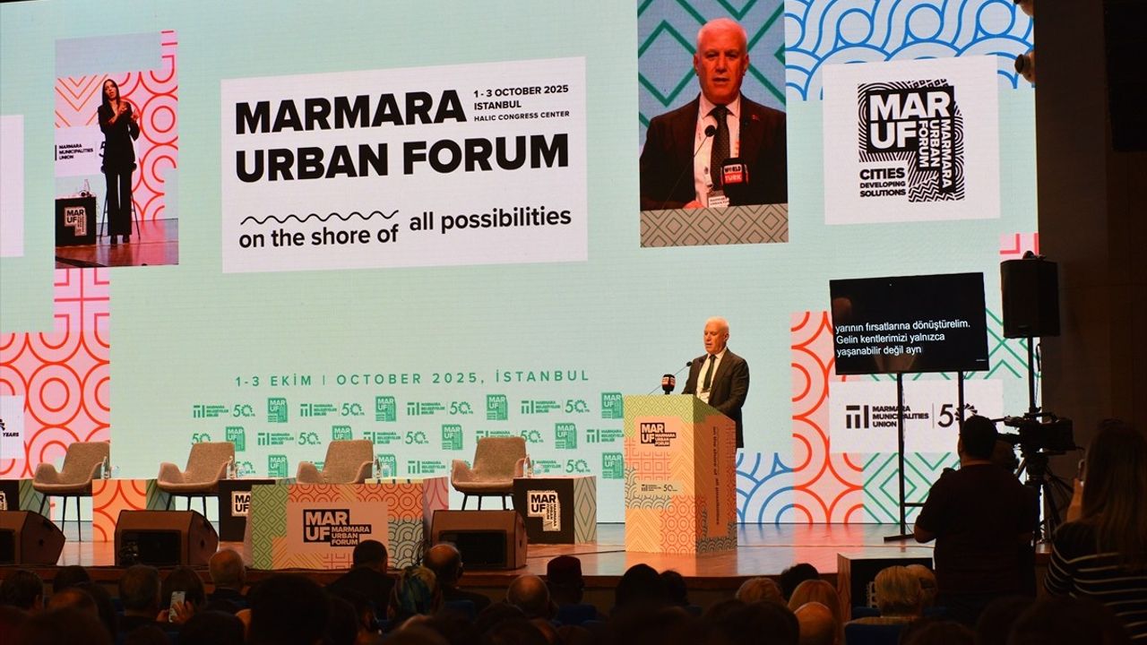 İstanbul'da Dördüncü Marmara Uluslararası Kent Forumu Başladı