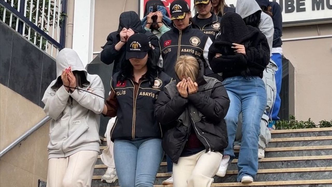 İstanbul'da Fuhuş Operasyonu: 20 Zanlıdan 16'sı Tutuklandı