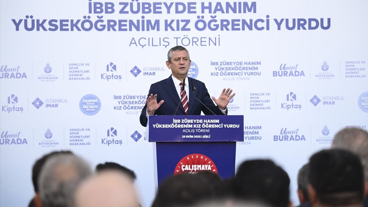 İstanbul'da Yeni Öğrenci Yurdu Açılışı