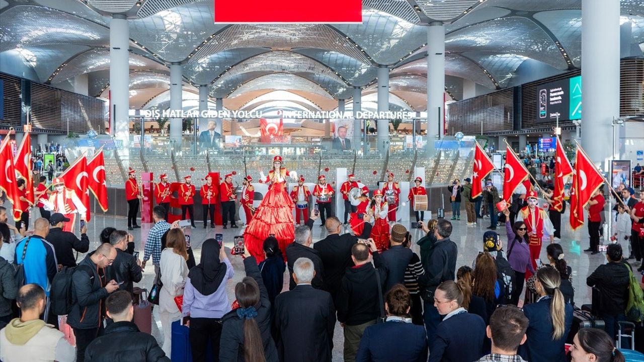 İstanbul Havalimanı'nda Cumhuriyet Bayramı Coşkusu