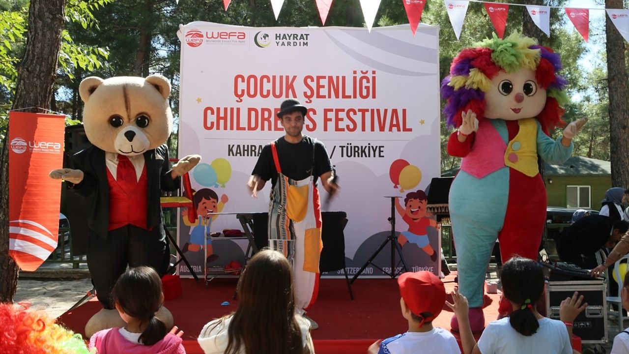 Kahramanmaraş'ta Depremzede Yetim Çocuklar İçin Şenlik Düzenlendi