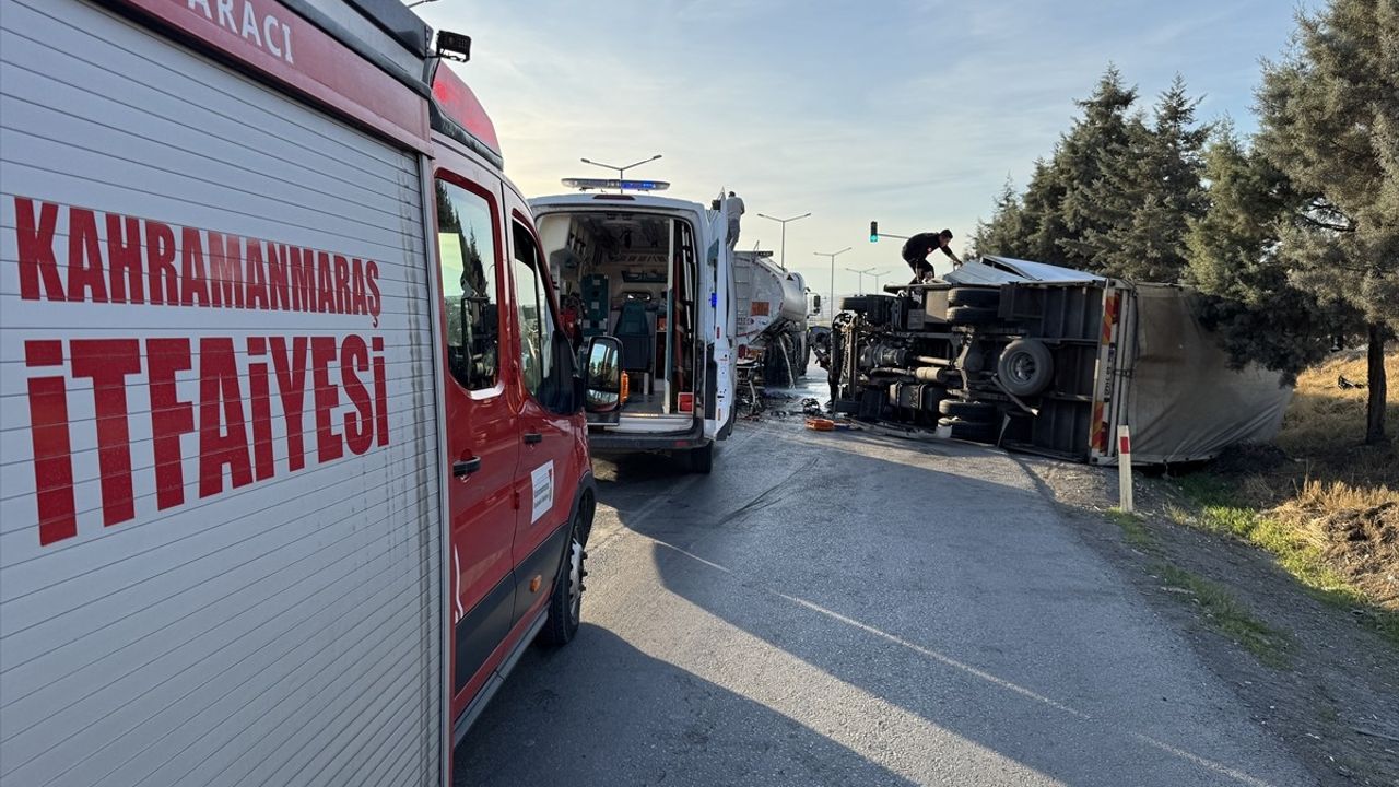 Kahramanmaraş'ta Feci Kaza: Kamyonun Sürücüsü Hayatını Kaybetti