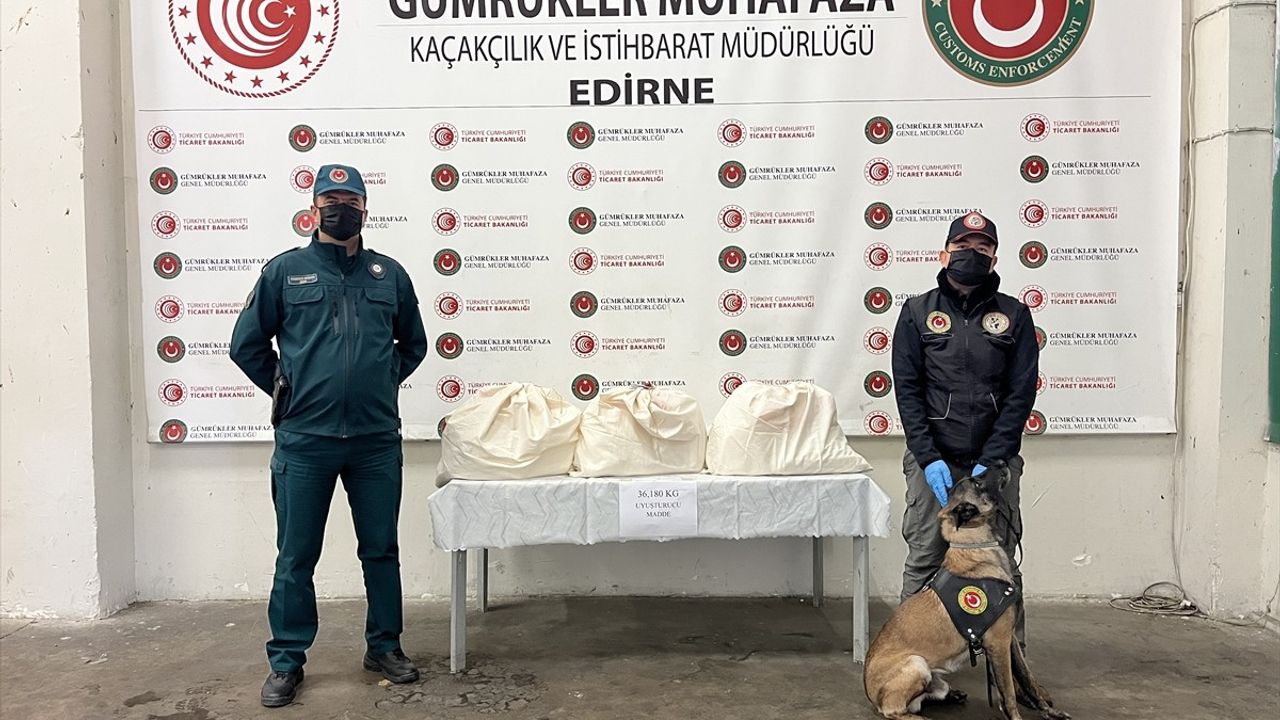 Kapıkule'de Gizli Kokain Operasyonu: 36 Kilo Ele Geçirildi