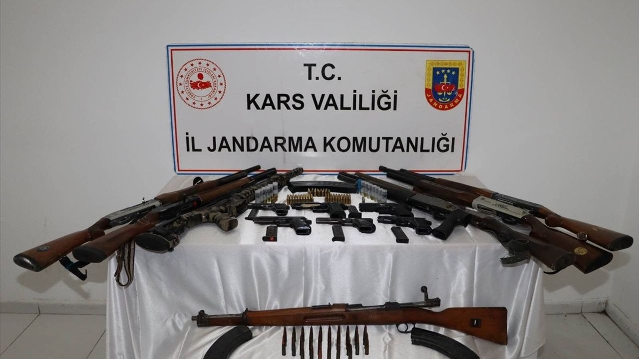 Kars'ta Silah Operasyonu: 11 Şüpheli Gözaltında