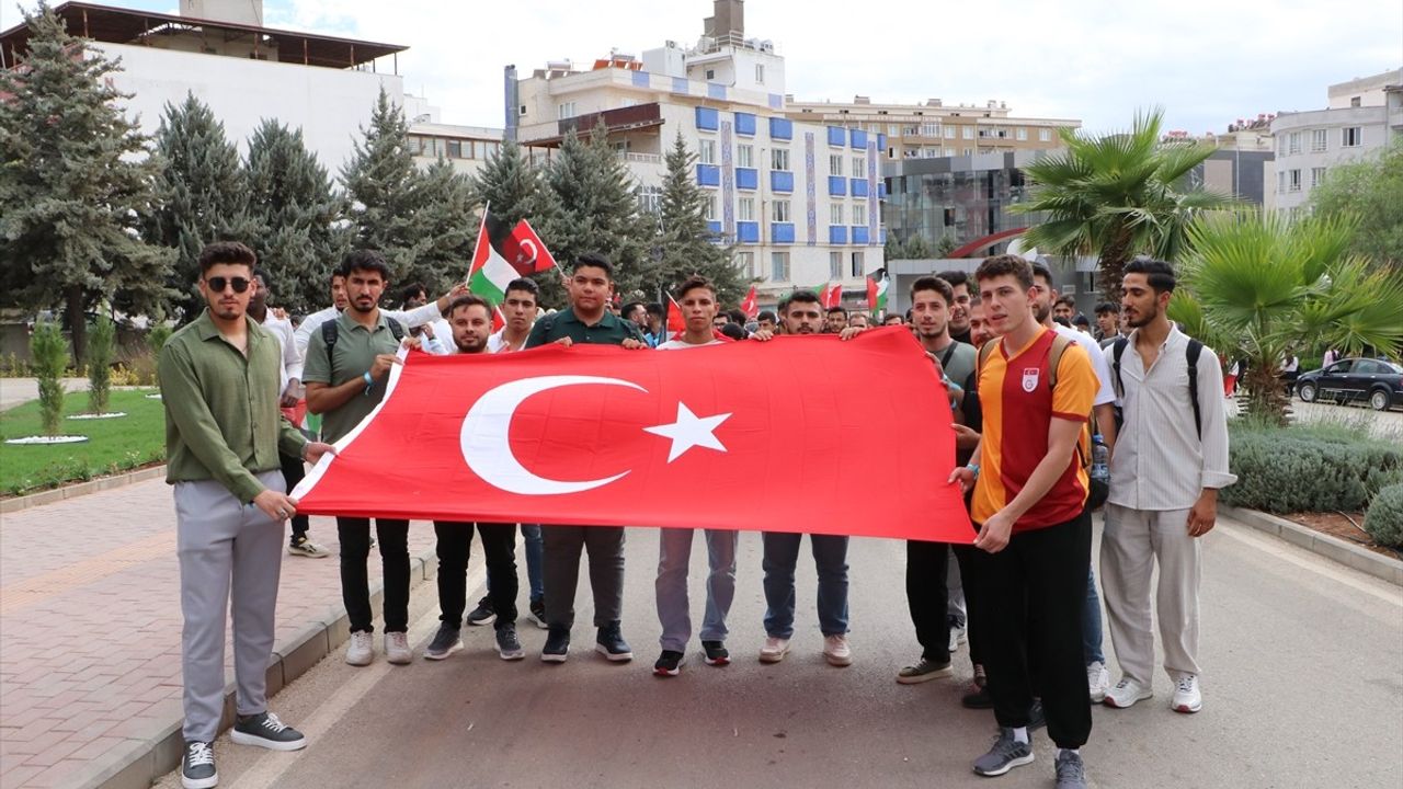 Kilis'te Filistin'e Destek Yürüyüşü