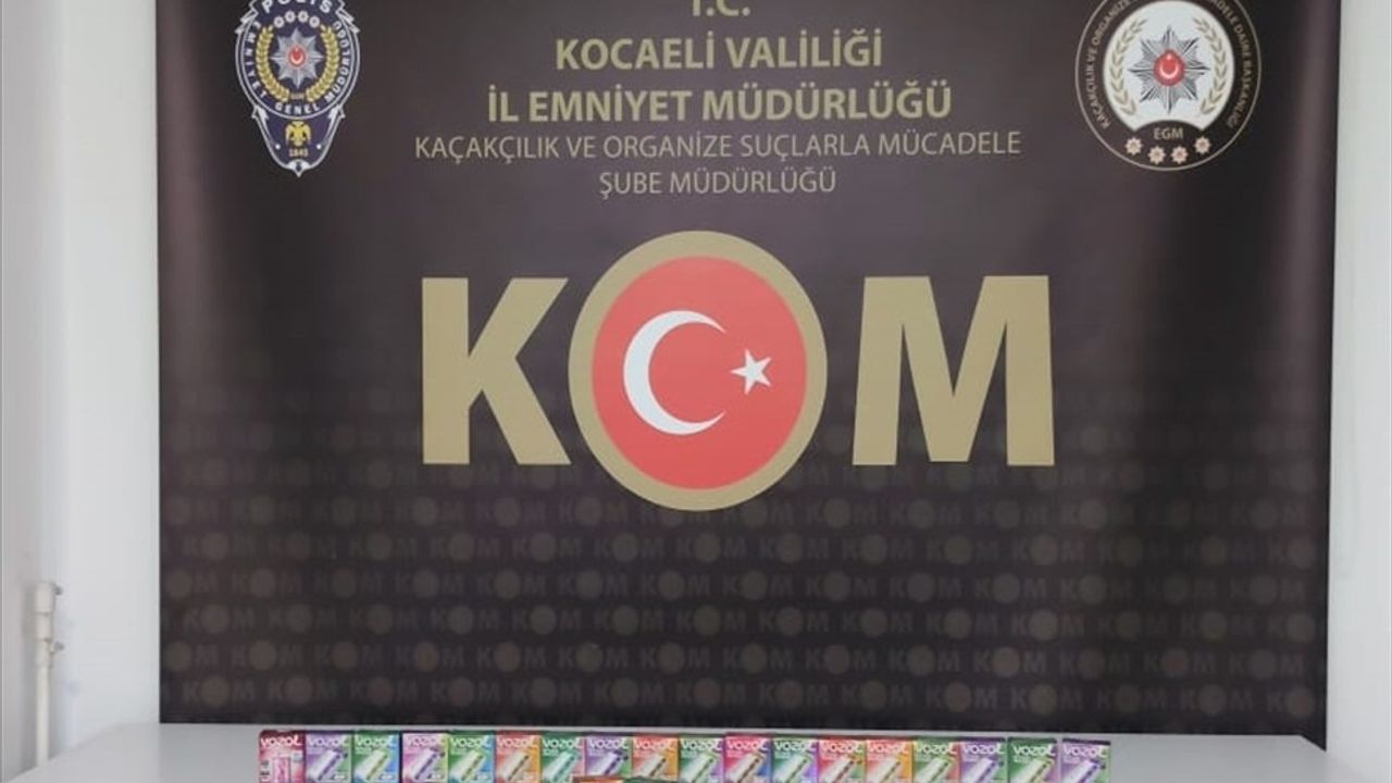 Kocaeli'de 2 Ton Kaçak Tütün Ele Geçirildi