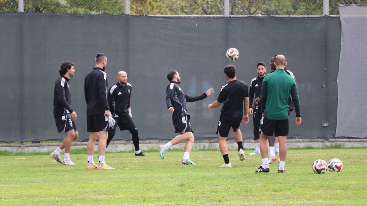 Kocaelispor'un Konyaspor Maçı Hazırlıkları Devam Ediyor